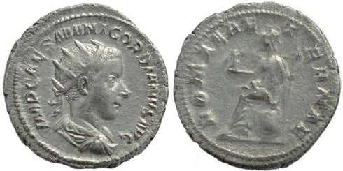 Gordian III AR silver antoninianus - ROMAE AETERNAE